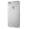 Ferrari perforált alumínium tok iPhone 6 / 6S-hez - ezüst