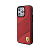 Ferrari Perforated Waves fém logó - iPhone 15 Pro Max tok piros (FEHCP15XPWAR)
