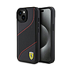 Ferrari Perforated Waves fém logó - iPhone 15 tok fekete (FEHCP15SPWAK)