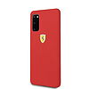 Ferrari szilikon tok Samsung Galaxy S20-hoz - piros