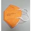 FFP2 KN95 maszk 1 db-os csomagolásban, narancs, CE jelöléssel