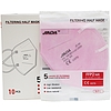 FFP2 KN95 maszk 1 db-os csomagolásban, pink JIADA