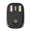 FM adó LDNIO C704Q Bluetooth-val, 2x USB + USB-C, microSD / TF, fekete