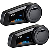 Fodsports FX6 motorkerékpár intercom két darabos csomag fekete (FX6 2 pack)