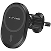 Foneng CP105 autós hűtőrács tartó 15 W-os induktív töltéssel fekete (CP105 Black)