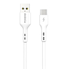 Foneng X36 USB-USB-C kábel, 2,4A, 1 m fehér (X36 Type-C 1m)