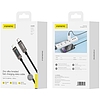Foneng XS05 PD27W USB-C-Lightning kábel, 1,2 m fekete (XS05 C-iP)