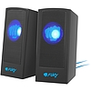 Fury Skyray gamer 2.0 hangszóró, világítással, fekete (NFU-1309)