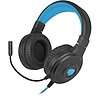 Fury WARHAWK RGB mikrofonos gamer fejhallgató, fekete-kék (NFU-1585)