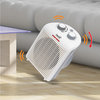 Fűtőtest, ventilátoros, fehér/szürke, 2000 W
