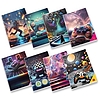 Füzet Pigna Electronic games A/4 tűzött 42 lapos vonalas margós