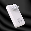 GaN Dudao A65Q 65W USB-A / USB-C PD Ultravékony Utazó Fali Töltő EU / US - Fehér