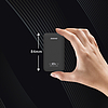 GaN Dudao A65Q 65W USB-A / USB-C PD Ultravékony Utazó Fali Töltő EU / US - Fekete