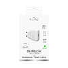 GaN Puro SLIMPRO 30W USB-C fali töltő - fehér