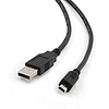 Gembird CCP-USB2-AM5P-6 USB2.0 A-plug Mini cable 1,8m Black