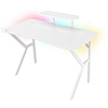 Genesis Holm 320 Gamer asztal RGB világítással, fehér (NDS-1802)