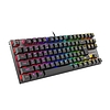 Genesis Thor 303 TKL fekete mechanikus gaming billentyűzet, US, RGB világítással, Red switch hot swap