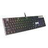 Genesis Thor 420 RGB mechanikus slim Gamer billentyuzet, US kiosztás Blue switch