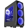 Genesis Titan 750 Midi Tower PC ház, USB 3.0, fekete-kék (NPC-1126)