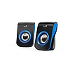 Genius SP-Q180 hangszóró USB 2.0 kék-fekete 31730026403