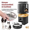 GoSmart állateledel adagoló kamerával, 4 l, fekete, Wi-Fi (H6004)