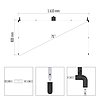 GoSmart Ambient LED RGB világítás TV-hez 75“ (189 cm) (ZTV75)