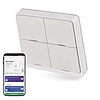 GoSmart Okos hordozható 4 funkciós szcenárió kapcsoló IP-2004ZW, ZigBee 3.0