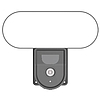 Gosund IPC3 Wi-Fi-s intelligens kültéri kamera reflektorral, IP65