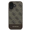Guess 4G alsó csíkos tok iPhone 16 Plus 6.7"-hez - barna