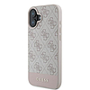 Guess 4G alsó csíkos tok iPhone 16 Plus 6.7"-hez - rózsaszín