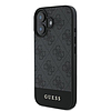 Guess 4G alsó csíkos tok iPhone 16 Plus 6.7"-hez - szürke