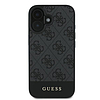 Guess 4G alsó csíkos tok iPhone 16 Plus 6.7"-hez - szürke
