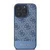 Guess 4G alsó csíkos tok iPhone 16 Pro Maxhoz, kék