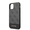 Guess 4G Bottom Stripe Collection - iPhone 11 tok szürke (GUHCN61G4GLGR)