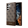 Guess 4G Bottom Stripe Metal Logo Collection - Samsung Galaxy S24 Ultra Case barna (GUHCS24LG4GLBR)