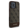 Guess 4G Bottom Stripe tok iPhone 16 Pro-hoz - barna