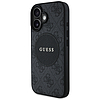 Guess 4G Circle Classic Logo MagSafe tok iPhone 16-hoz - fekete