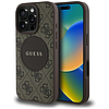 Guess 4G Circle Classic Logo MagSafe tok iPhone 16 Próhoz - barna