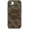 Guess 4G Circle Classic Logo MagSafe tok iPhone 16e-hez - barna