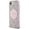 Guess 4G Circle Classic Logo MagSafe tok iPhone 16e-hez - rózsaszín