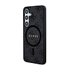 Guess 4G Collection bőr fém logó MagSafe - Samsung Galaxy S24 tok fekete (GUHMS24SG4GFRK)