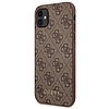 Guess 4G fém arany logó - tok iPhone 11-hez barna (GUHCN61G4GFBR)