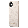 Guess 4G fém arany logó - tok iPhone 11-hez rózsaszín (GUHCN61G4GFPI)