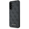Guess 4G fém tok Samsung Galaxy A36 készülékhez, arany logóval, fekete