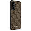Guess 4G fém tok Samsung Galaxy A56 készülékhez, arany logóval, barna