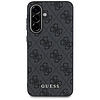 Guess 4G fém tok Samsung Galaxy A56 készülékhez, arany logóval, fekete