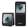 Guess 4G Glitter Script tok Samsung Galaxy Z Flip 6-hoz, fekete