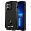 Guess 4G kis fém logó - iPhone 13 Pro tok czarny (GUHCP13LPS4MK)