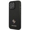 Guess 4G kis fém logó - iPhone 13 Pro tok czarny (GUHCP13LPS4MK)
