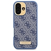 Guess 4G Logo Plate MagSafe tok iPhone 16 Plus készülékhez - kék